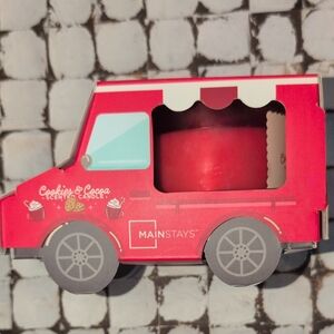 Mainstays Cookies And Cream Candle In Festive Toy Van Box - New